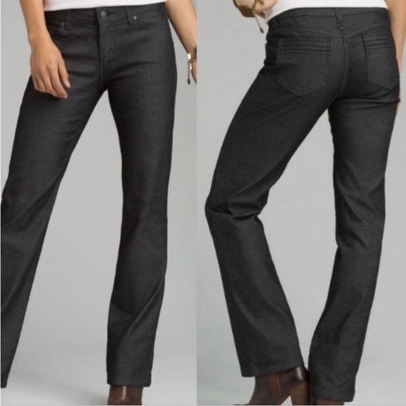 Prana Denim - PRANA Jada Grey/Charcoal Demin 5 Pocket Straight Leg Organic Cotton Jean SZ 8/29